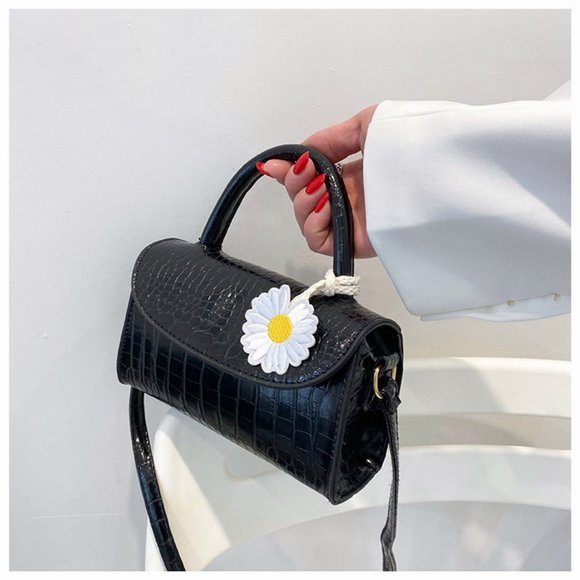 Crocodile pattern small bag new simple single shoulder bag - Picture 1 of 9